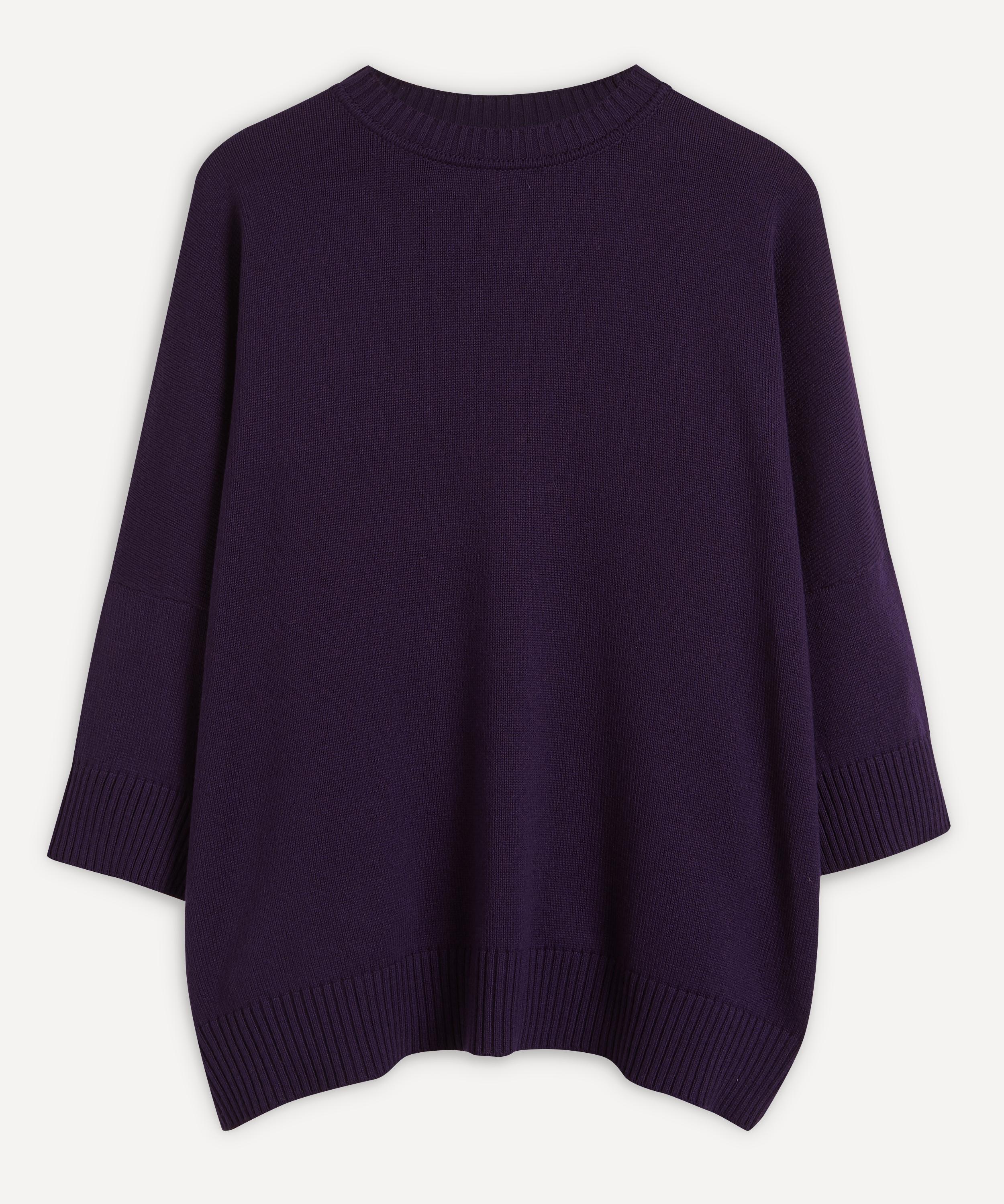 Shop Eskandar Women's Sloped Shoulder Three-quarter Sleeve Sweater In Tincture