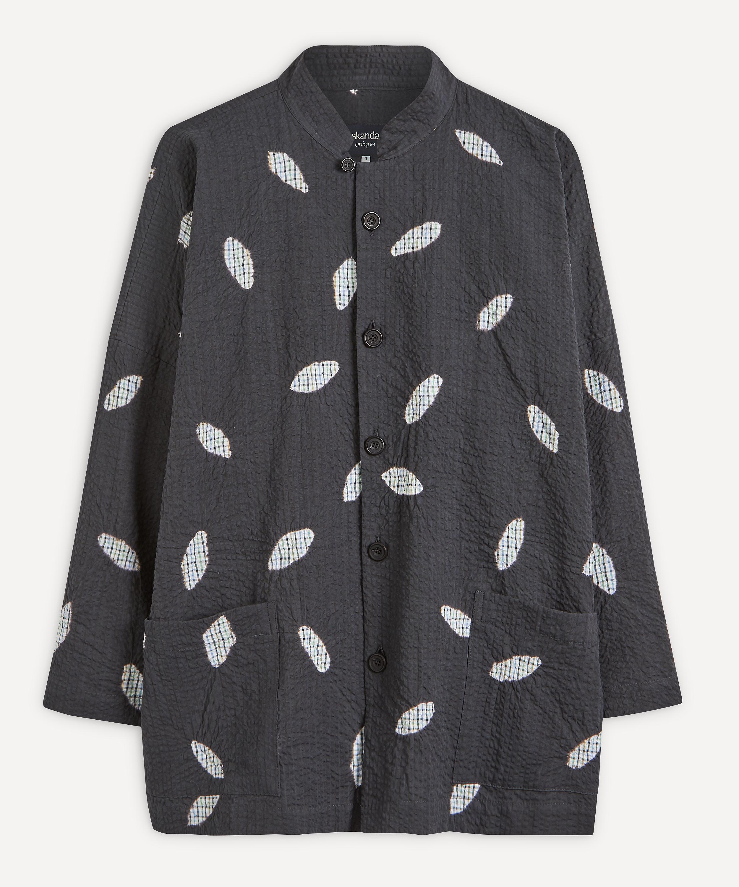 Eskandar - Printed Mandarin Jacket image number 0