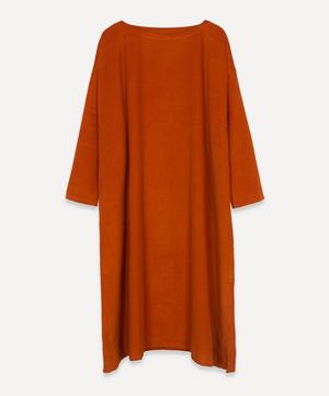 Eskandar - Scoop-Neck Small Cord Dress image number 0