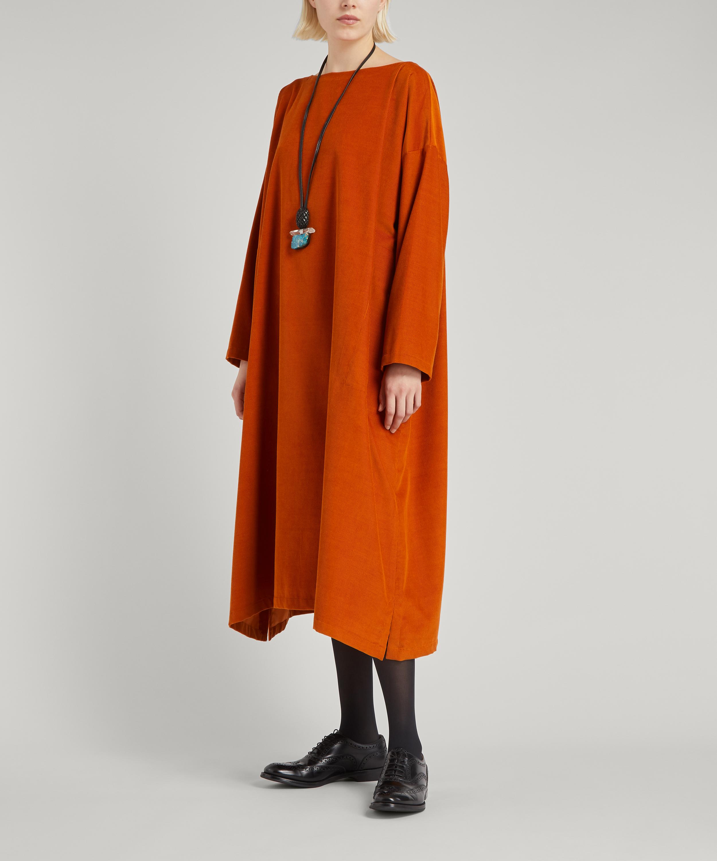 Eskandar - Scoop-Neck Small Cord Dress image number 1