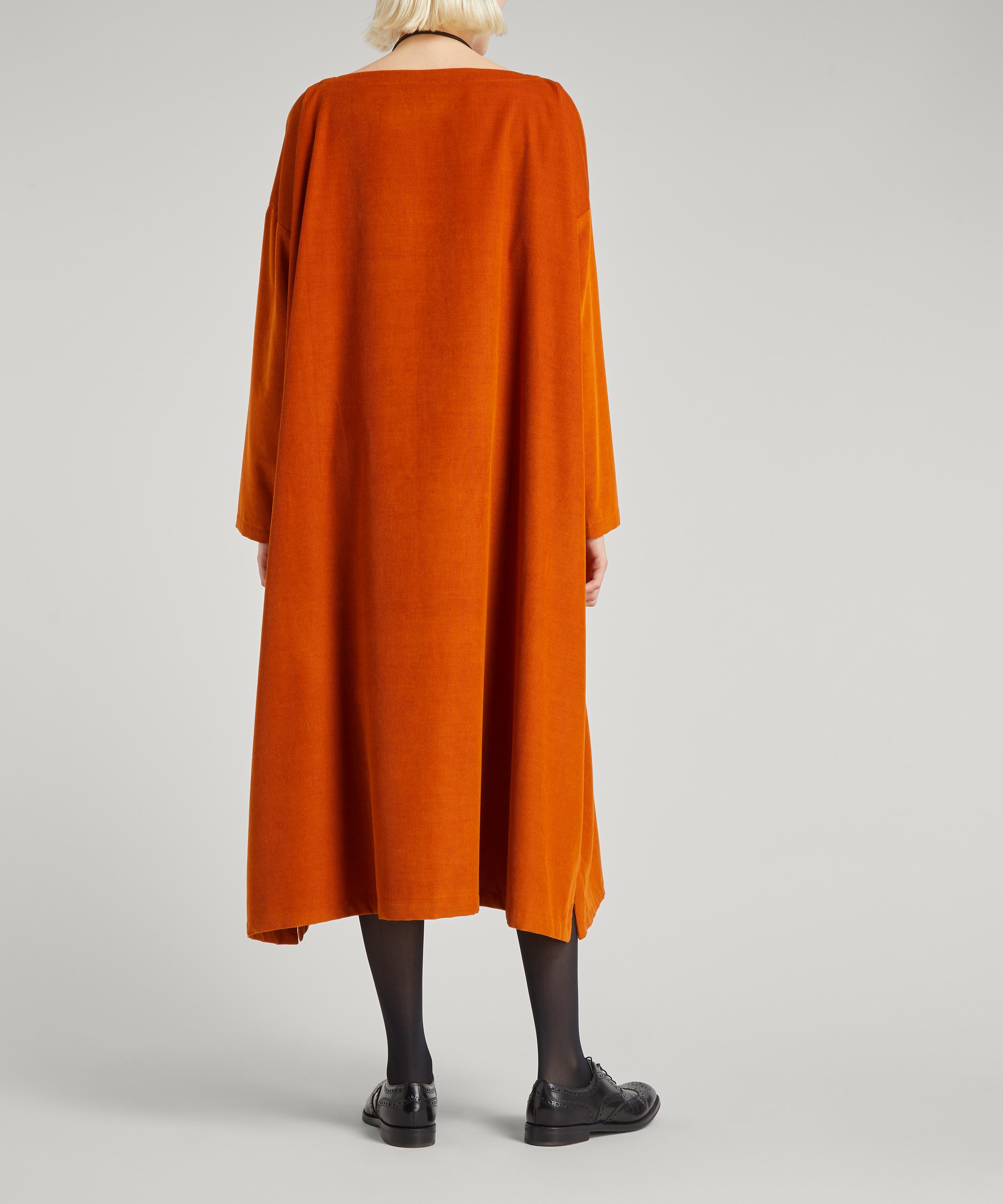 Eskandar - Scoop-Neck Small Cord Dress image number 3