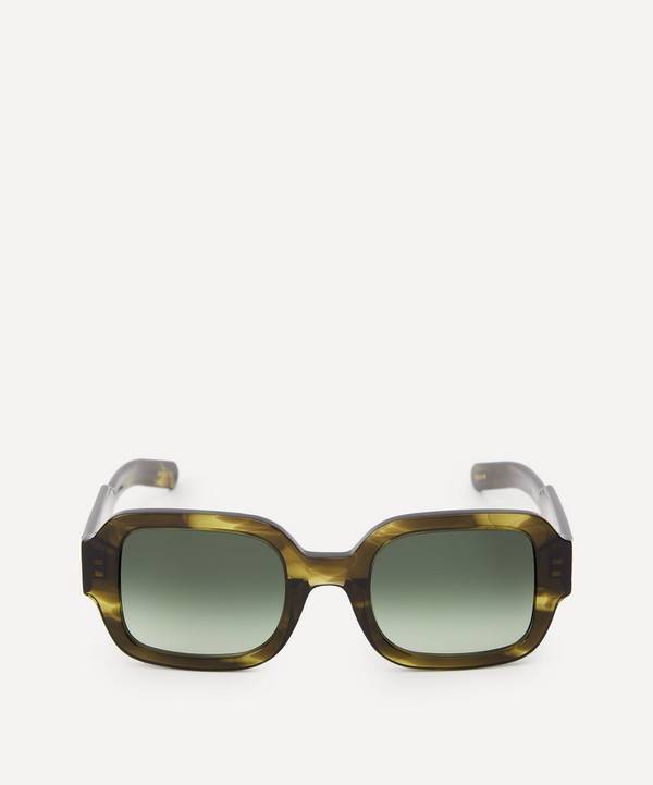 Flatlist - Tishkoff Olive Horn Sunglasses