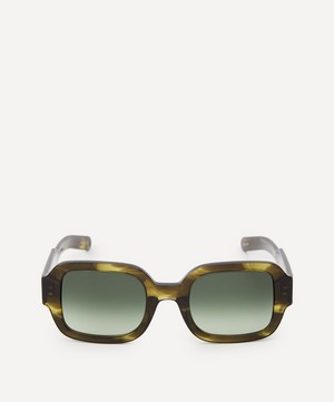 Flatlist - Tishkoff Olive Horn Sunglasses image number 0