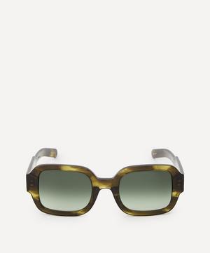 Flatlist - Tishkoff Olive Horn Sunglasses image number 0