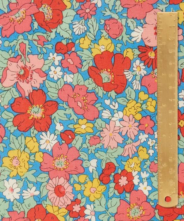 1/2 metre Liberty of London ~ Flower Show Cosmos Bloom Blue Pink Floral Designer Cotton Fabric ~ 42 x 20