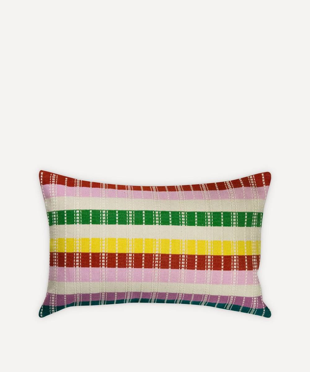 Archive New York - Santiago Rainbow Grid Cushion