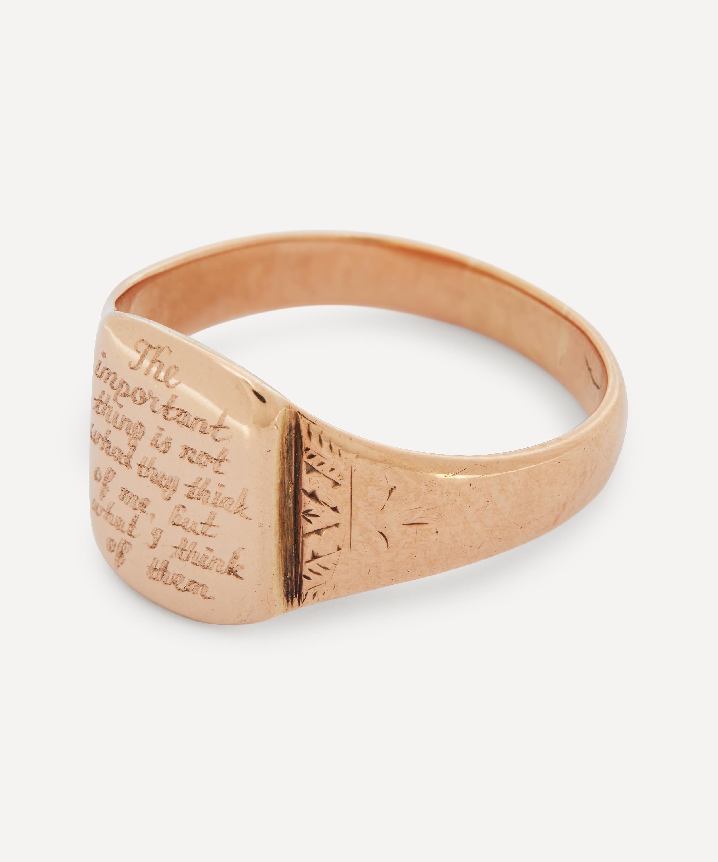 Annina vogel store signet ring