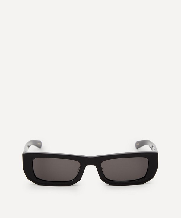 Flatlist - Bricktop Solid Black Sunglasses image number null