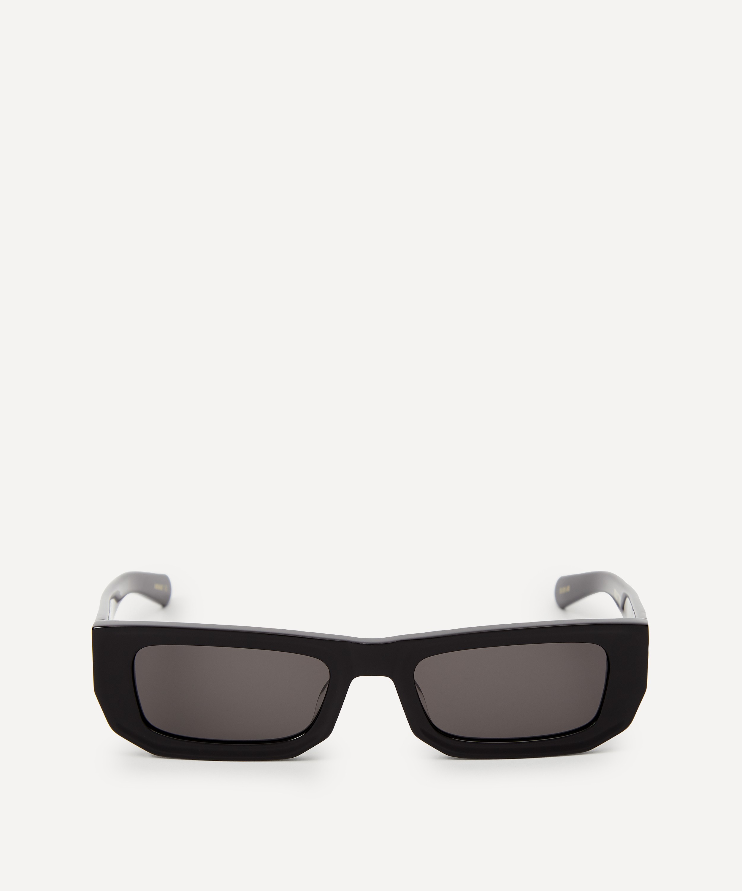 Flatlist - Bricktop Solid Black Sunglasses image number 0