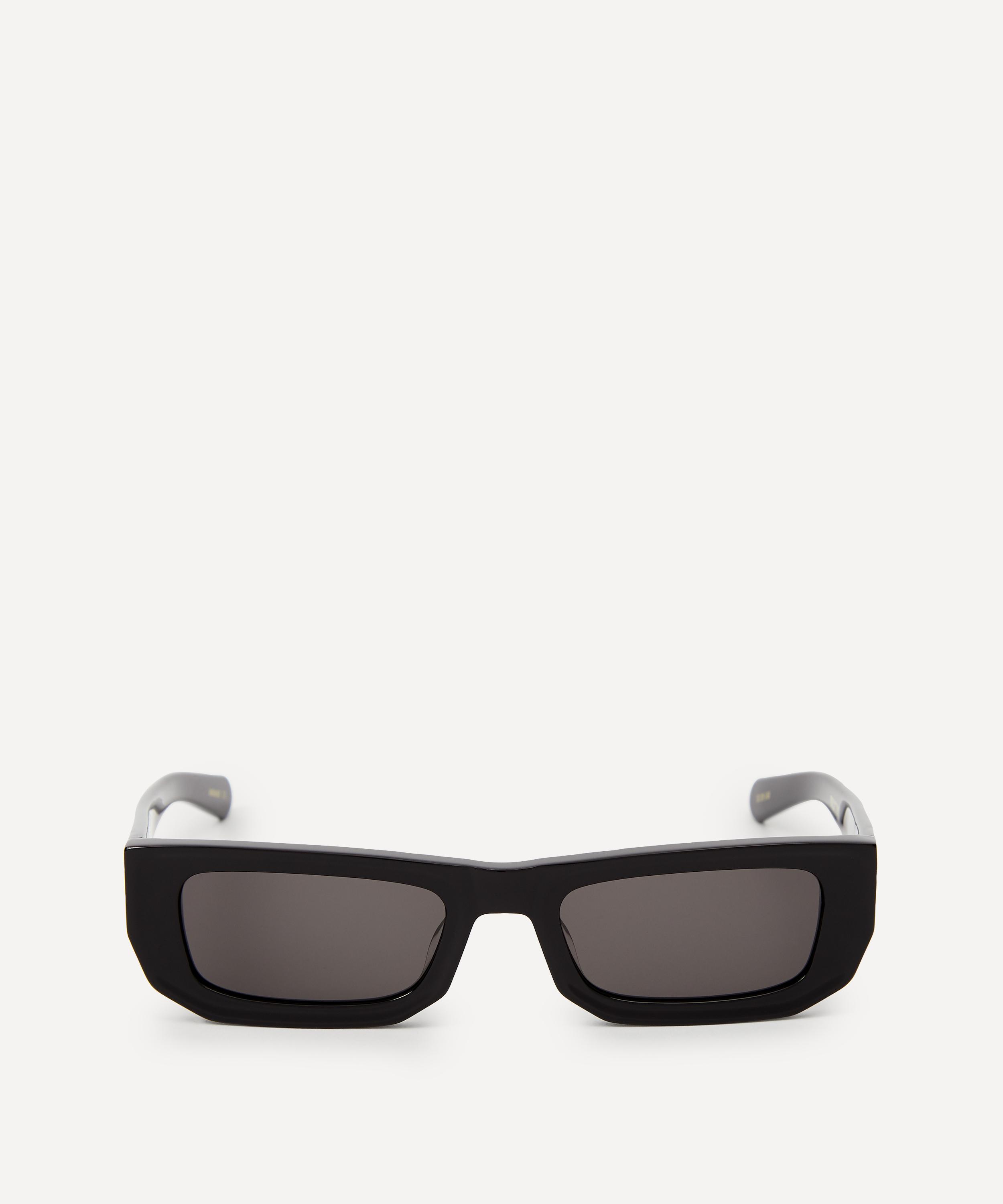 Flatlist - Bricktop Solid Black Sunglasses image number 