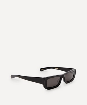 Flatlist - Bricktop Solid Black Sunglasses image number 2