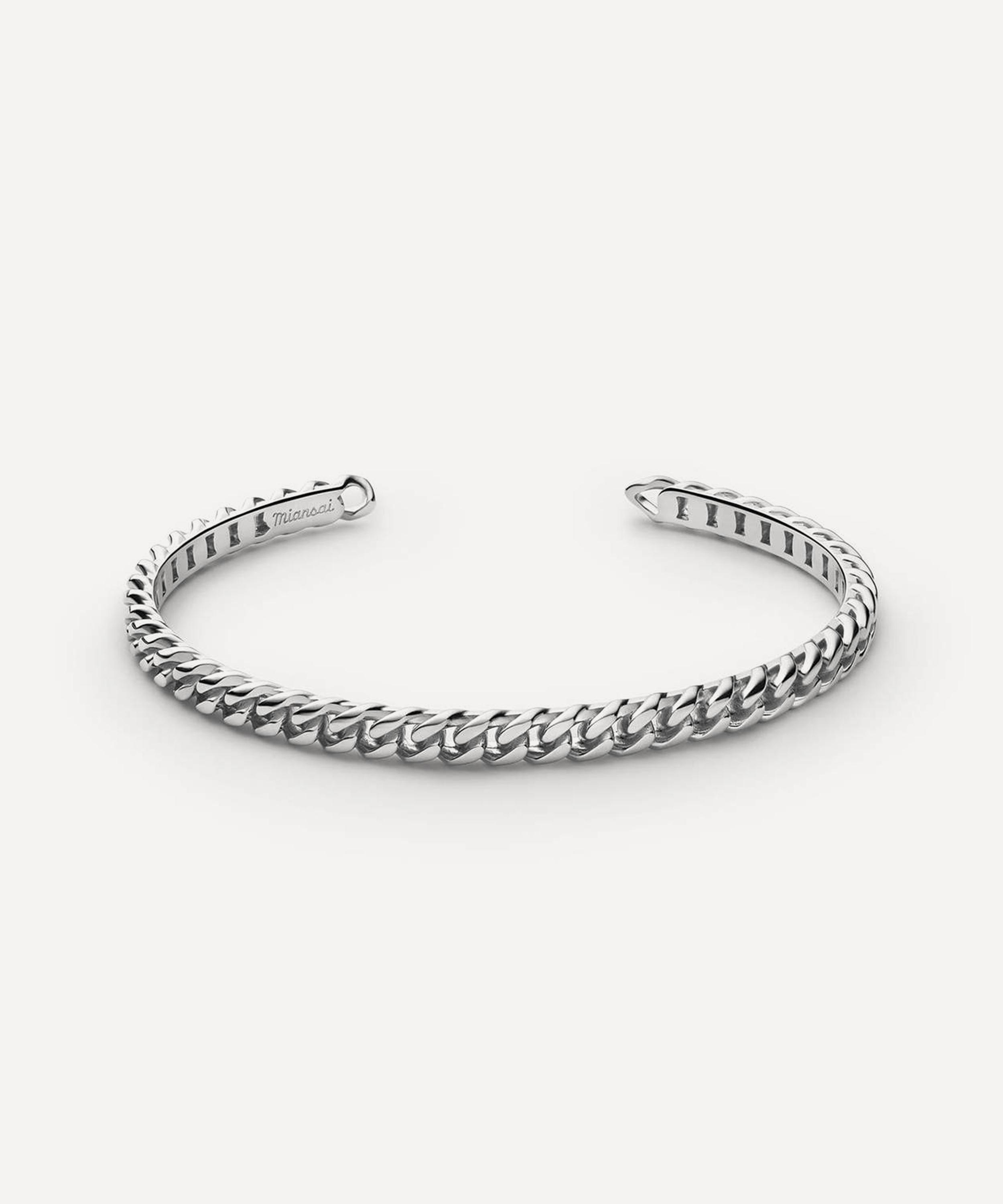 Miansai - Sterling Silver Cuban Link Cuff Bracelet image number 0