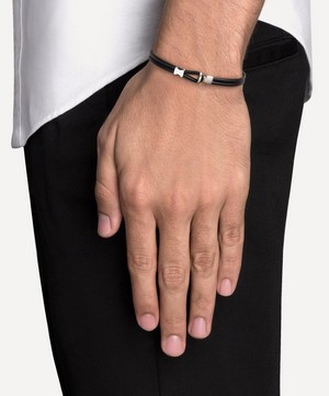 Miansai - Sterling Silver Orson Loop Leather Bracelet image number 1