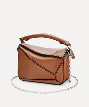Loewe - Nano Puzzle Leather Shoulder Bag image number 1