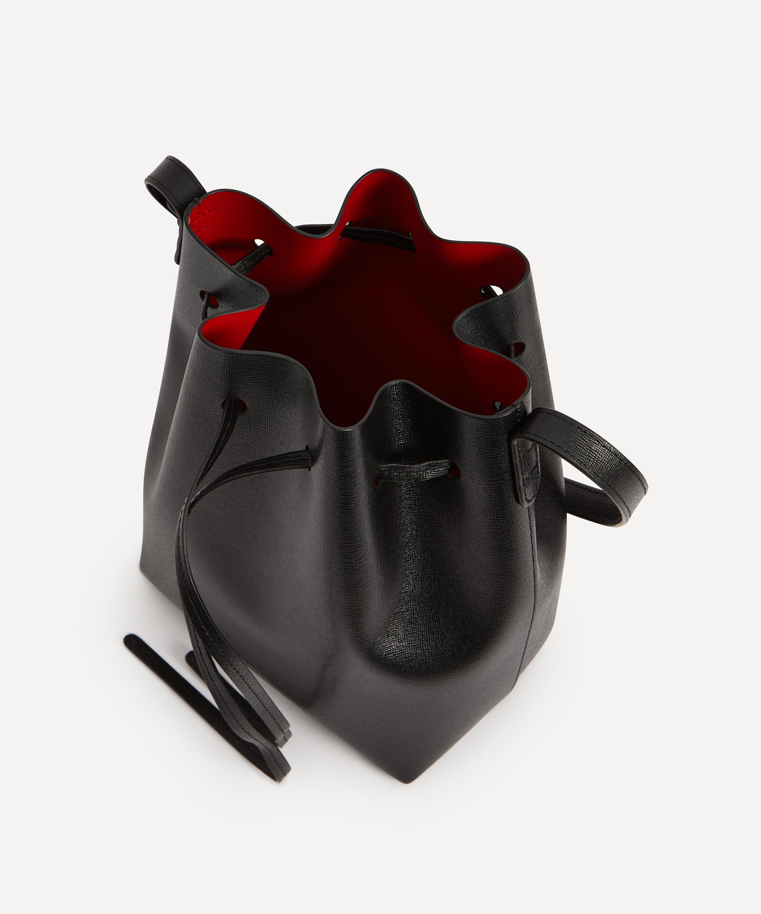 Mansur Gavriel Mini Leather Bucket Bag Liberty