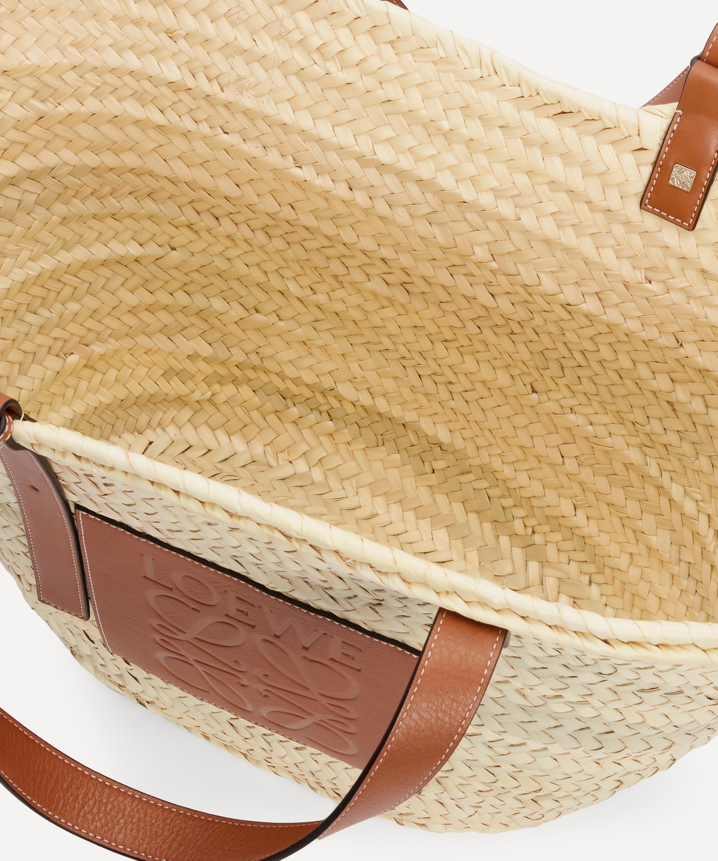 Loewe Large Woven Basket Bag in Natural