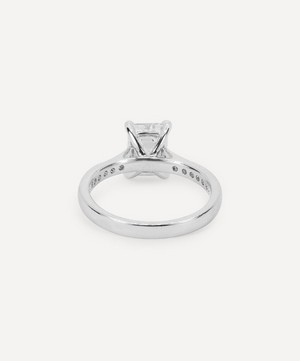 Kojis - Platinum 1.58ct Emerald Cut Diamond Ring image number 3