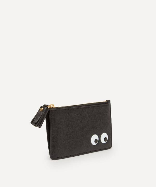 Eyes Zipped Leather Card Case | Liberty