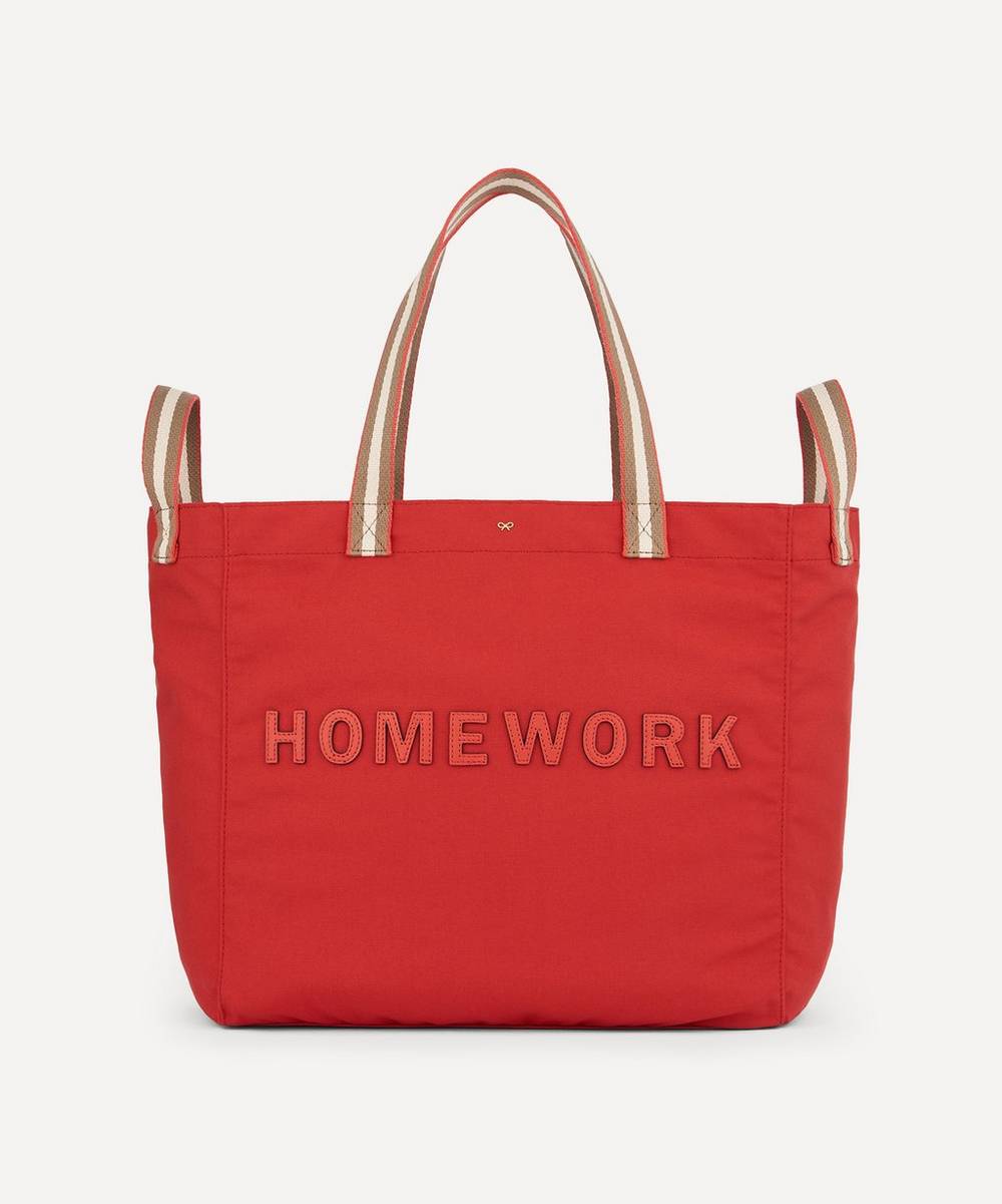 Anya Hindmarch - Homework Household Recycled Canvas Tote Bag