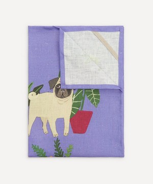 Avenida Home - Dogs 70x50cm Linen Tea Towel image number 1