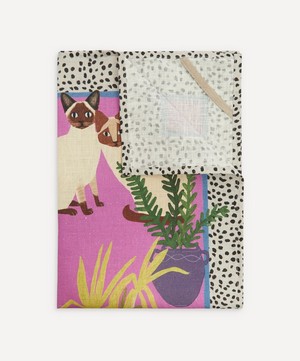 Avenida Home - Cats 70x50cm Linen Tea Towel image number 1