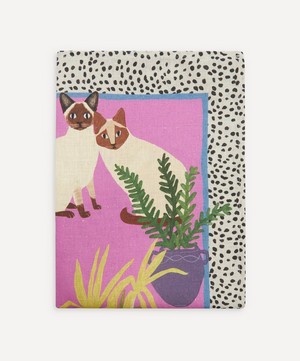 Avenida Home - Cats 70x50cm Linen Tea Towel image number 3