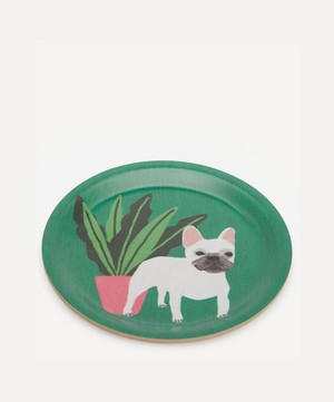 Avenida Home - Frenchie Dog Mini Birch Wood Tray image number 1