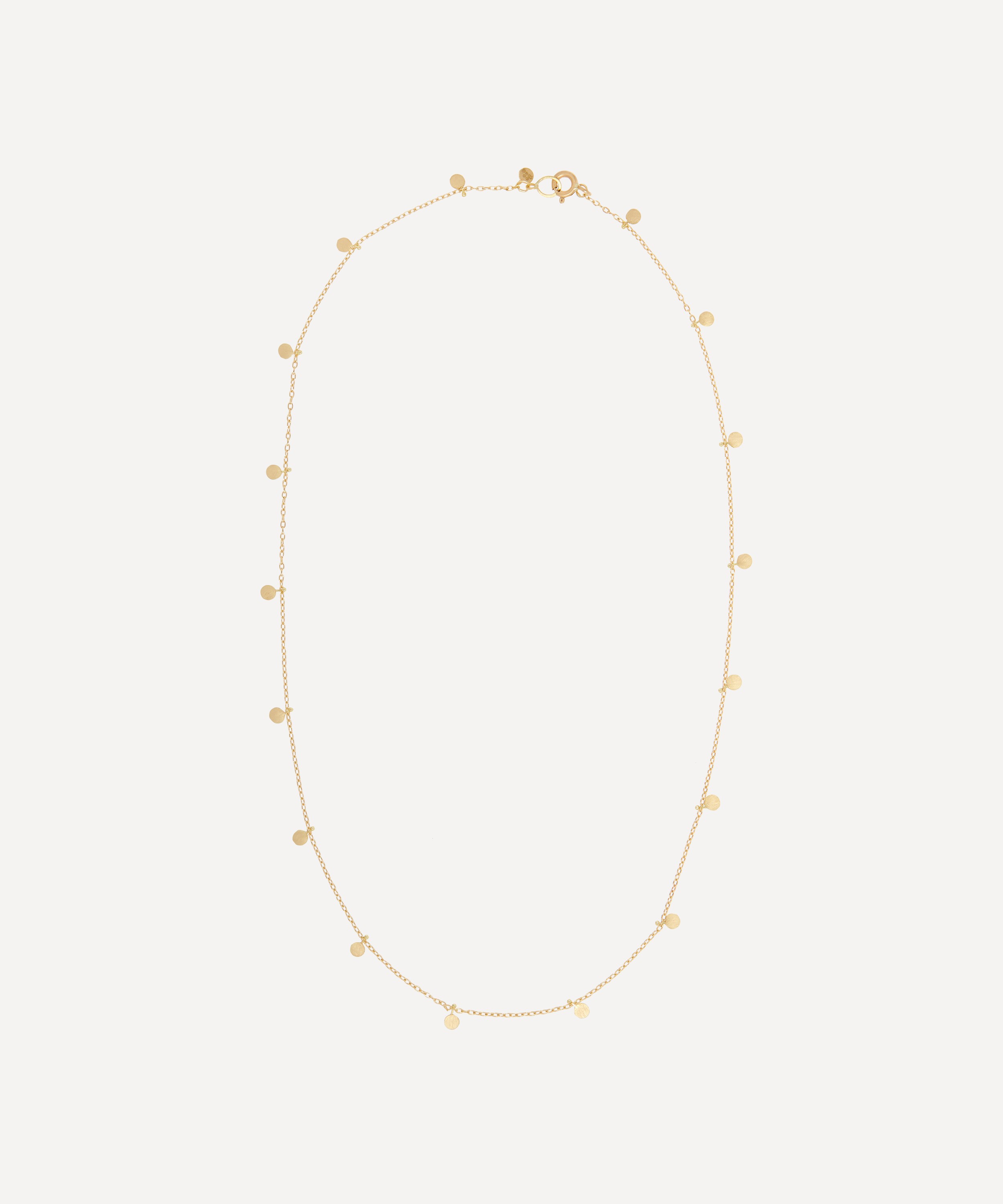 Sia Taylor - 18ct Gold Even Tiny Dots Necklace image number 0