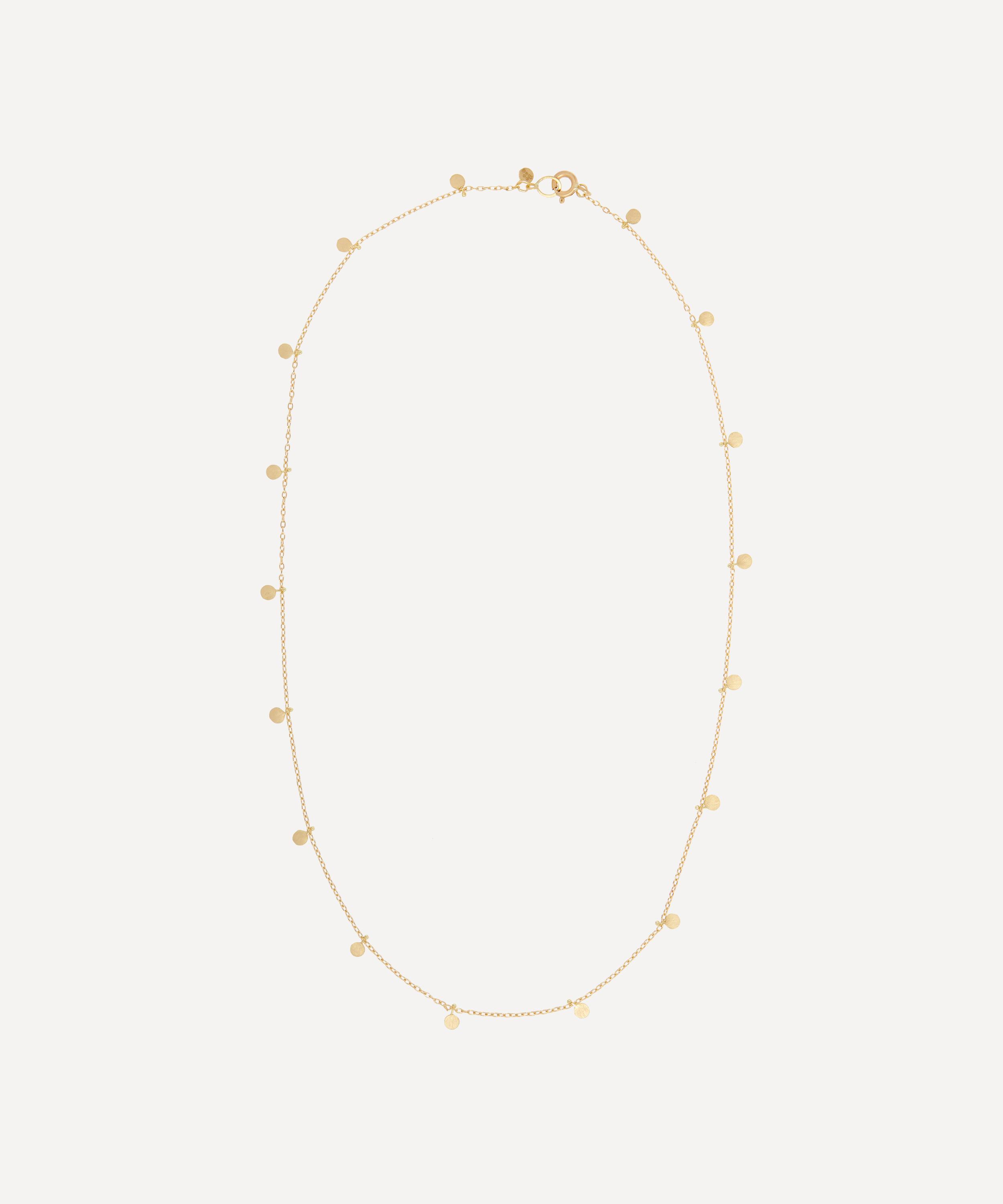 Sia Taylor - 18ct Gold Even Tiny Dots Necklace image number 0