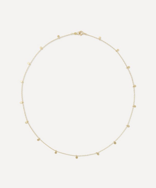 Sia Taylor - 18ct Gold Even Tiny Dots Necklace image number null