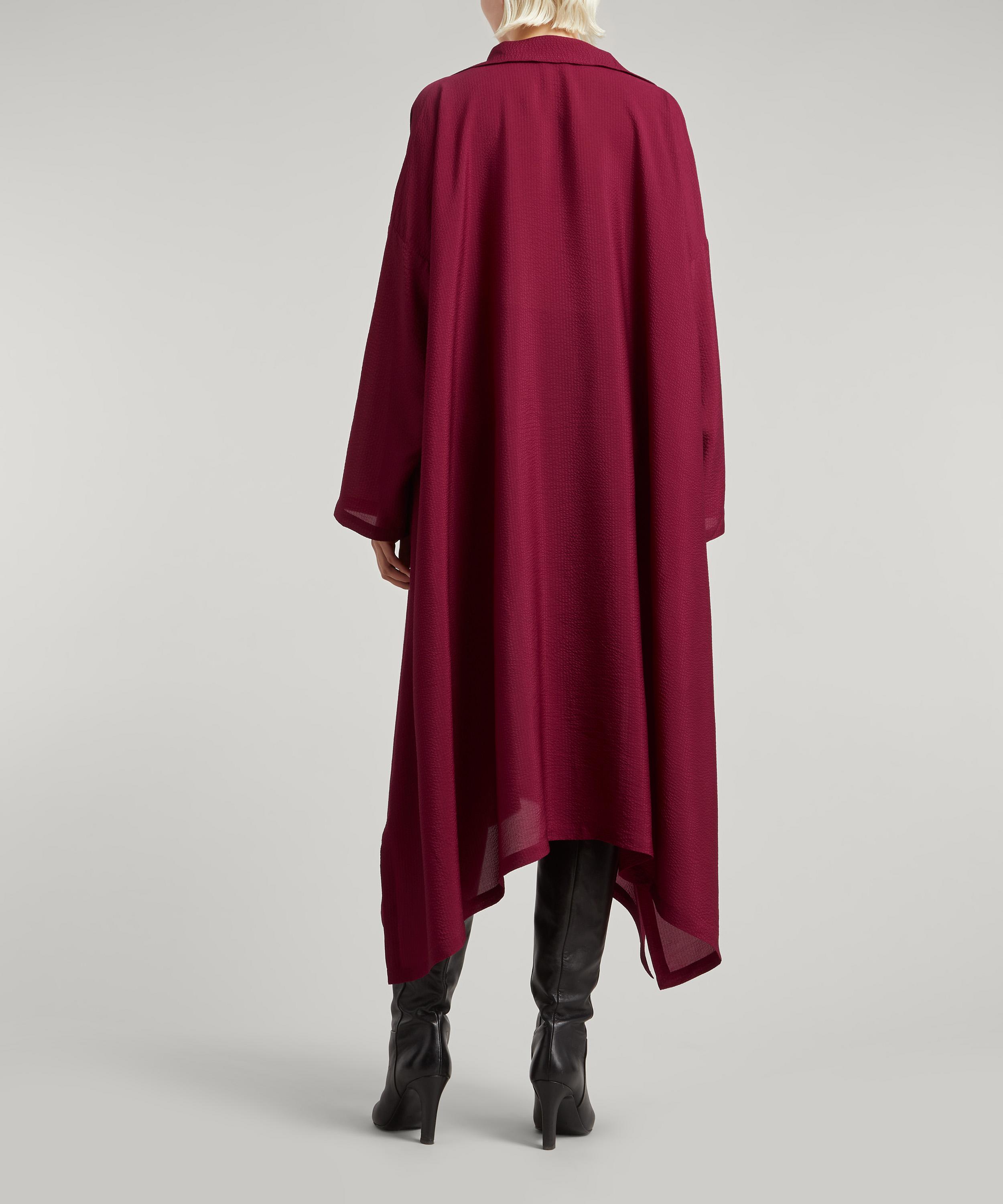 Eskandar - Open Collar Midi-Length Dress image number 3