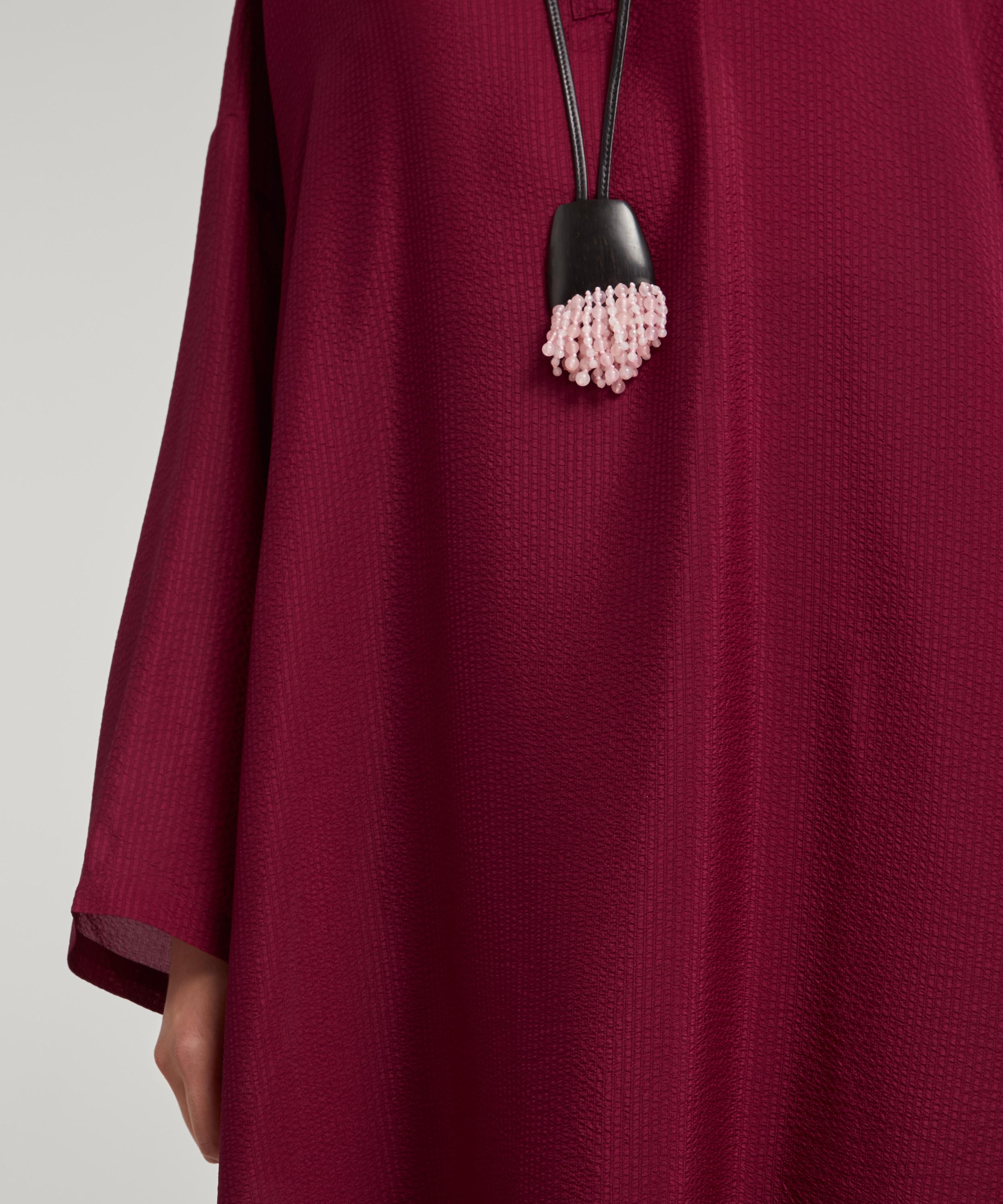 Eskandar - Open Collar Midi-Length Dress image number 4