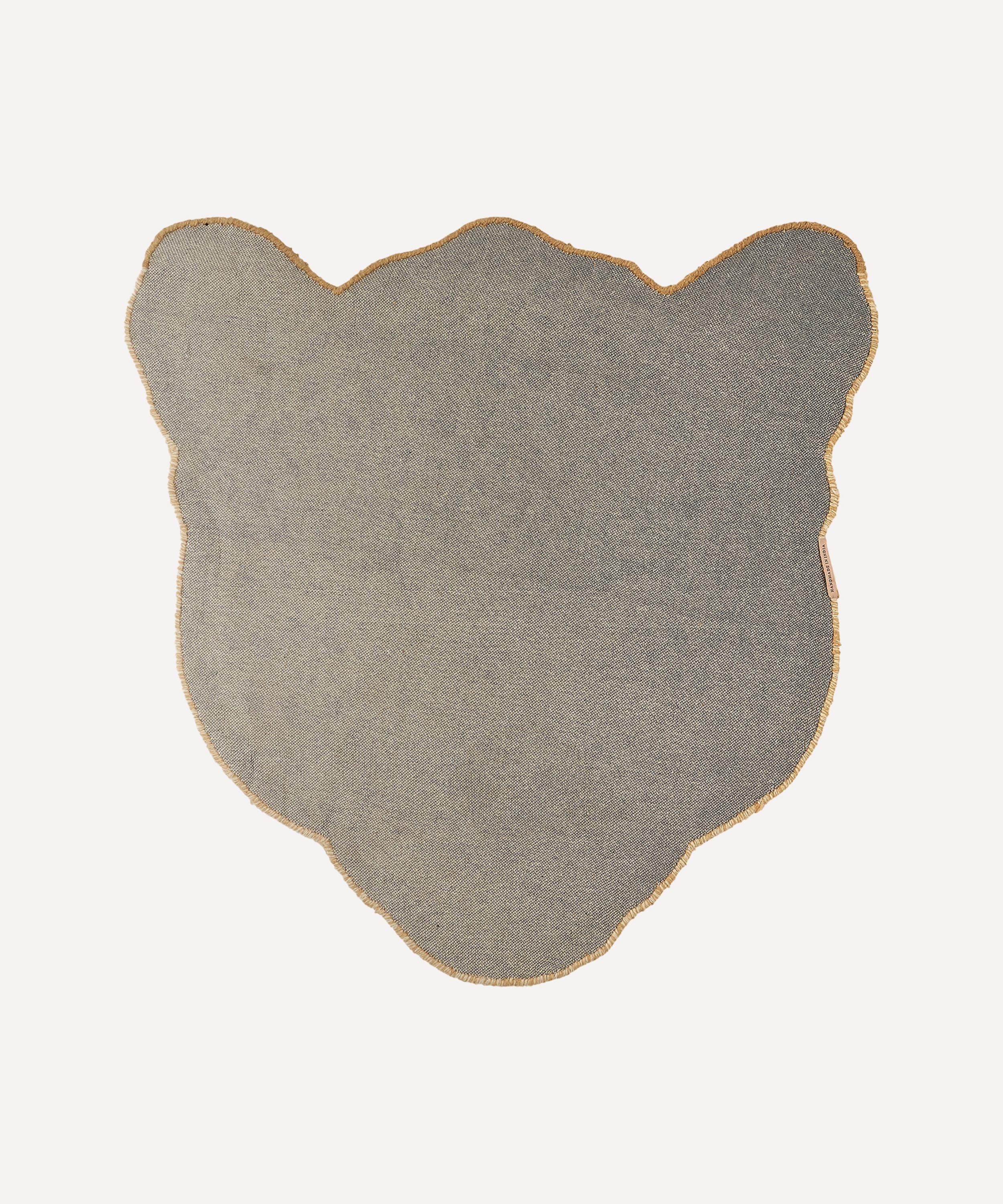 Doing Goods - Large Himani Leopard Head Rug image number 1