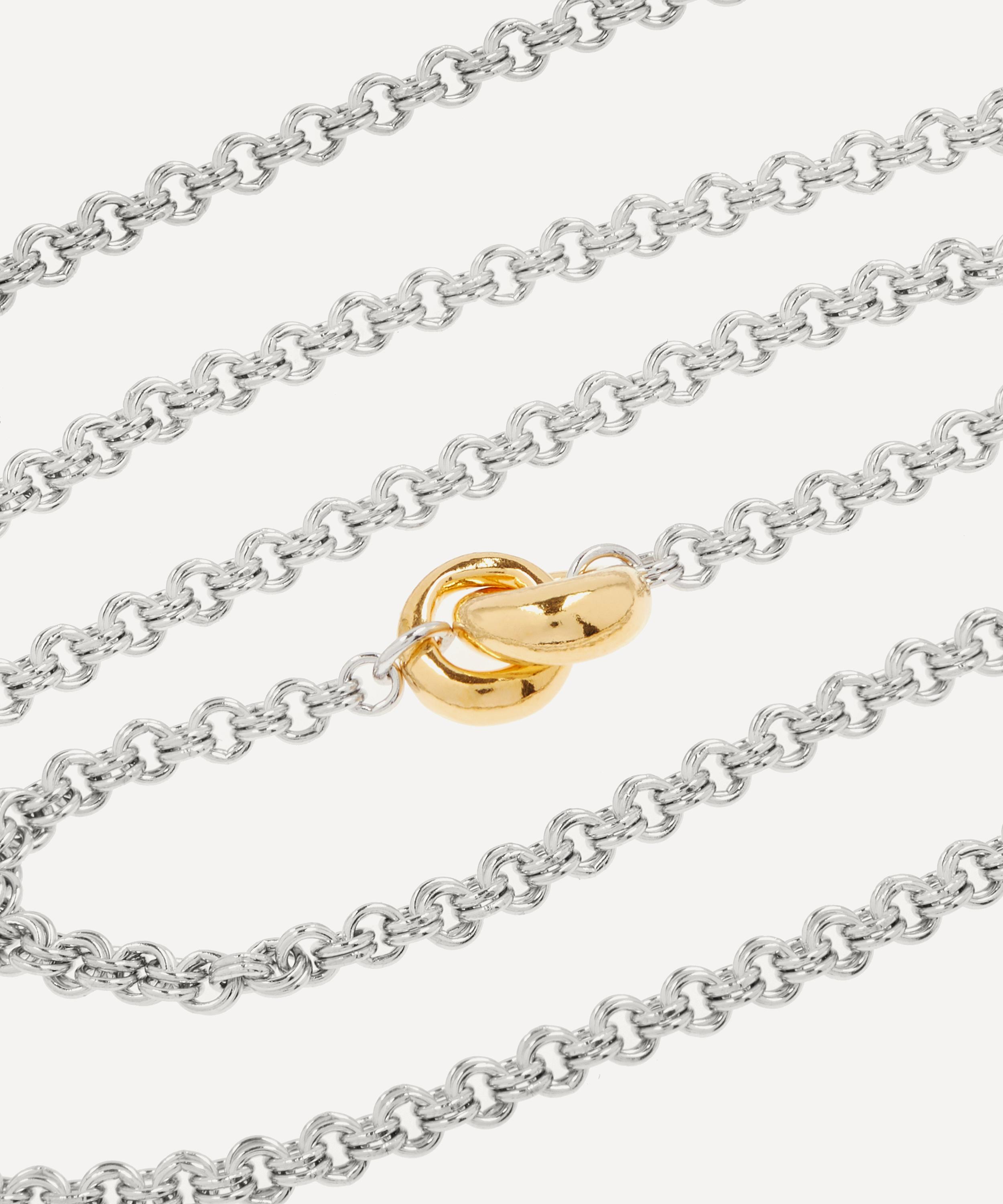 Otiumberg - Silver Link Up Chain Necklace image number 3