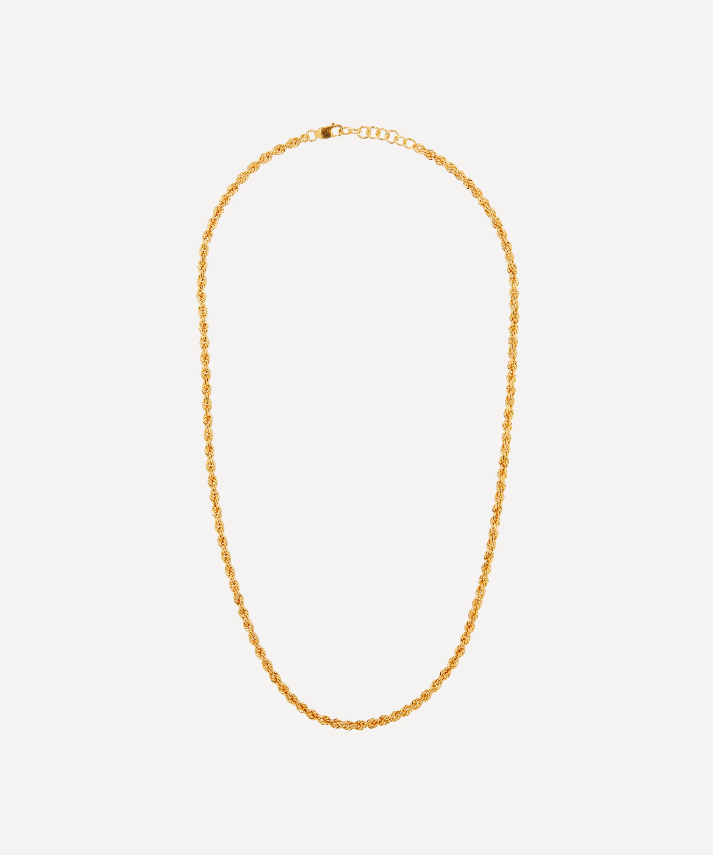 Otiumberg - 14ct Gold Plated Vermeil Silver Eternal Twist Choker Necklace