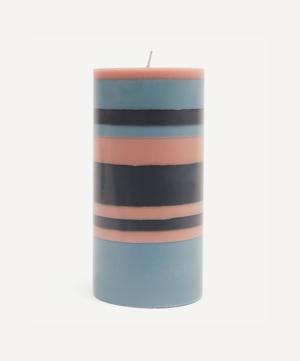 British Colour Standard - Striped Pillar Candle image number 2
