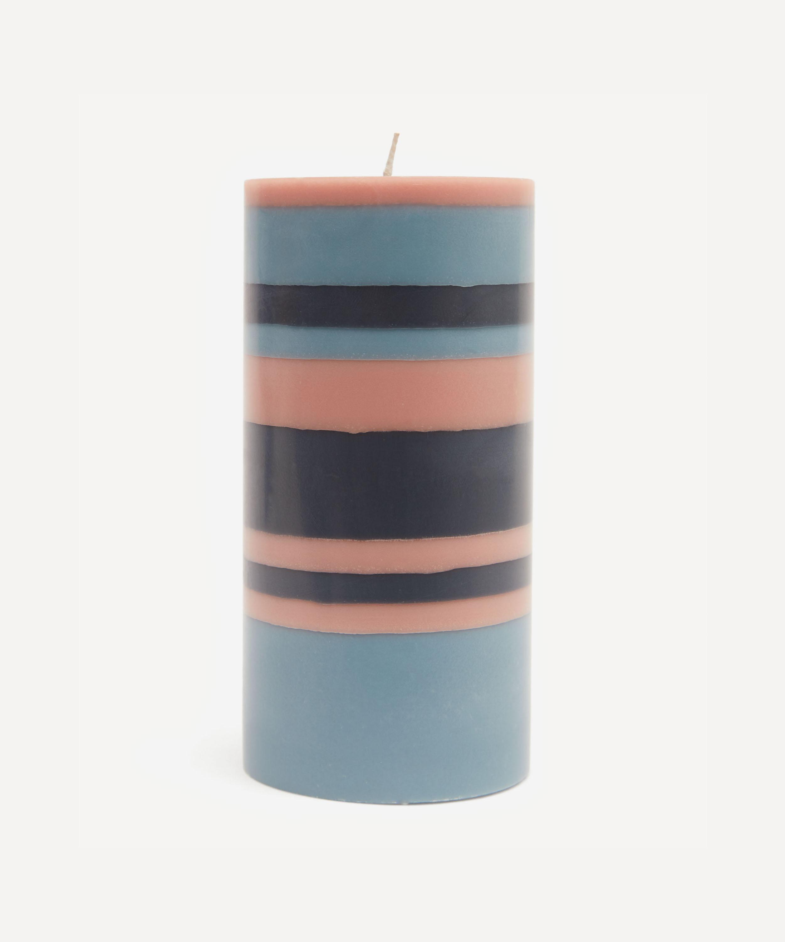 British Colour Standard - Striped Pillar Candle image number 2