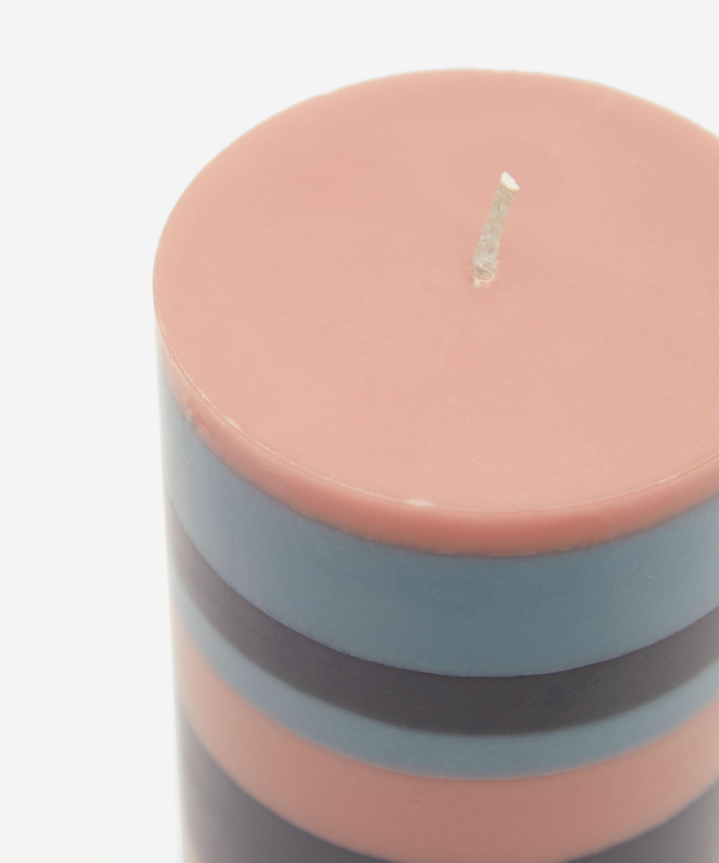 British Colour Standard - Striped Pillar Candle image number 3