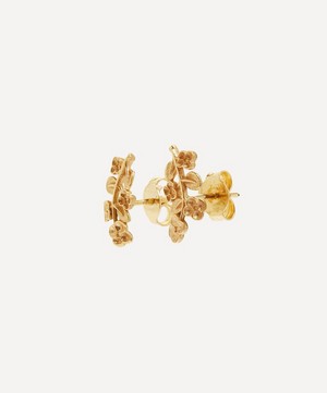 Liberty - 9ct Gold Blossom Stud Earrings image number 2
