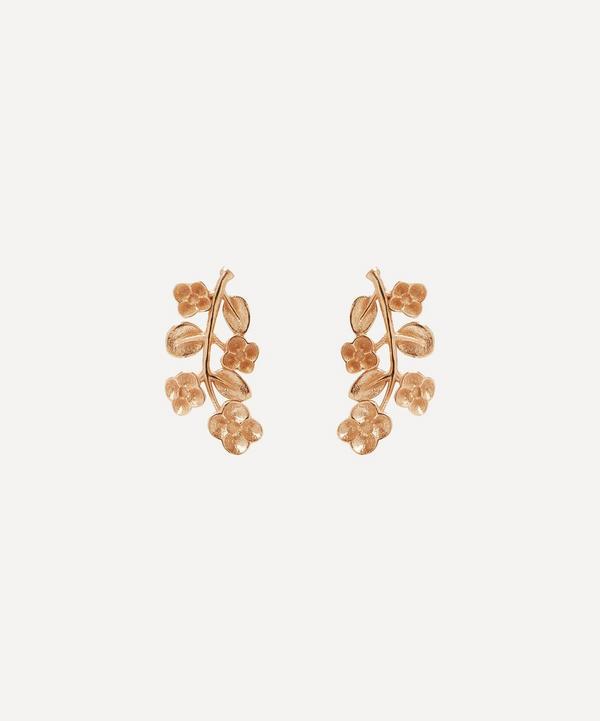 Liberty - 9ct Rose Gold Blossom Stud Earrings image number null