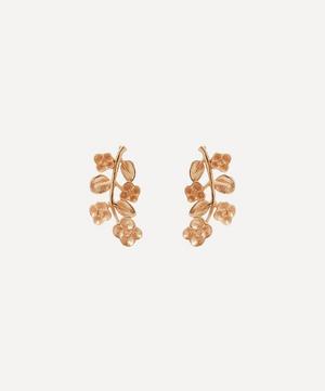Liberty - 9ct Rose Gold Blossom Stud Earrings image number 0