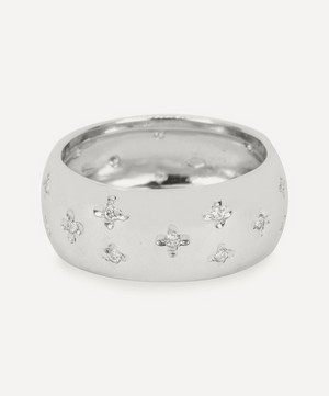 Kojis - White Gold Diamond Band Ring image number 0