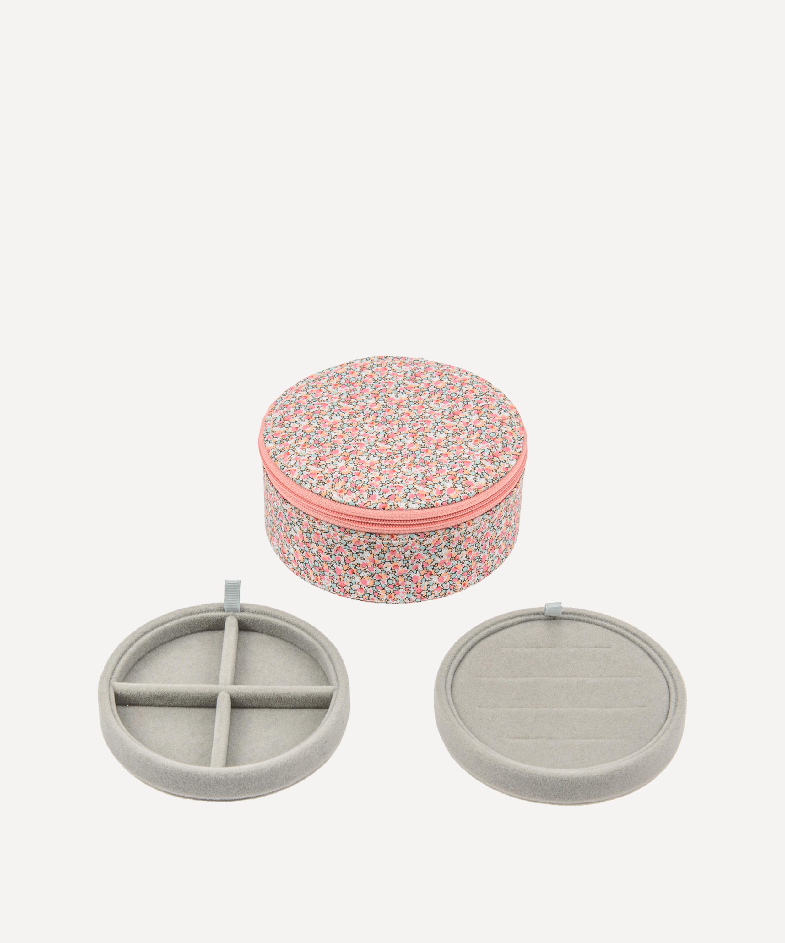 Bon Dep - Pepper Liberty Print Round Jewellery Box image number 0