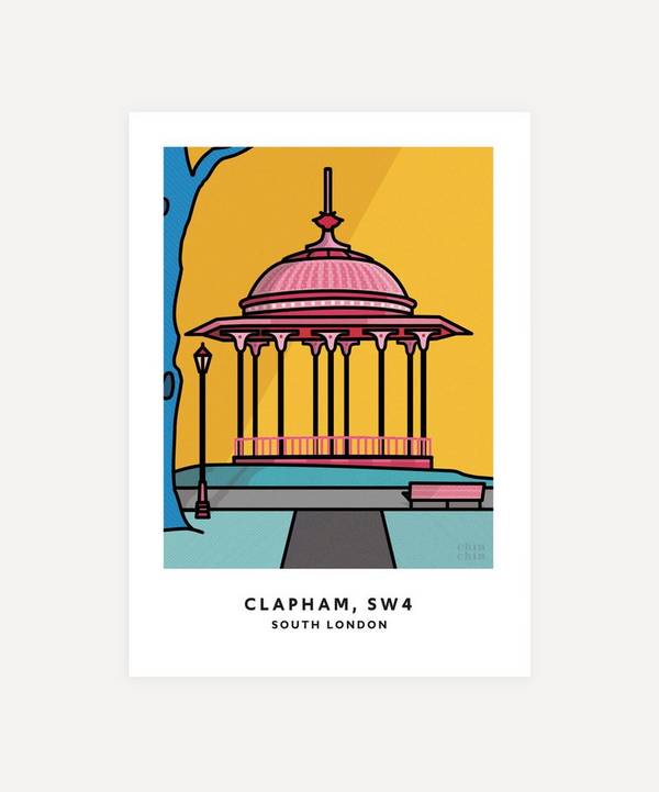 Chin Chin Prints - Clapham Unframed Print