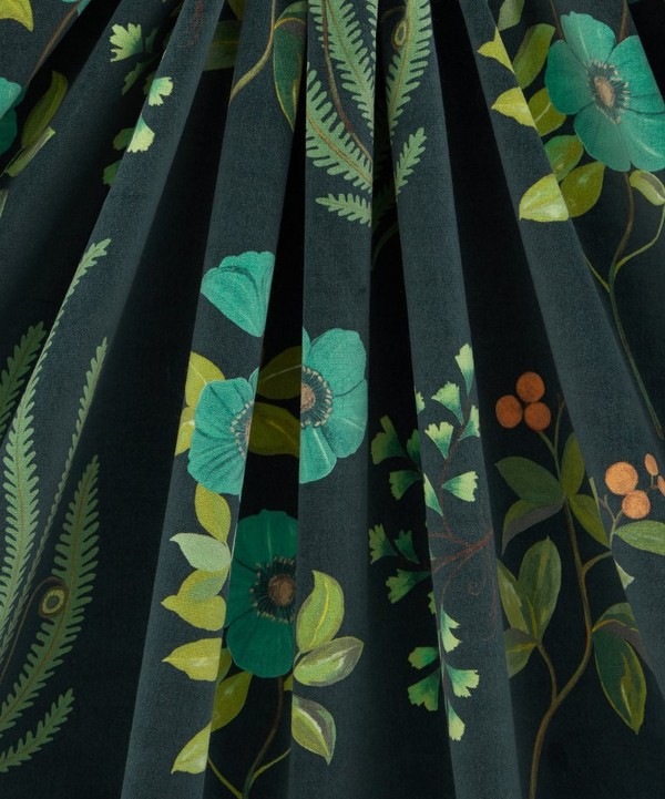 Liberty Interiors - Botanical Flora Wellington Velvet in Jade image number 2
