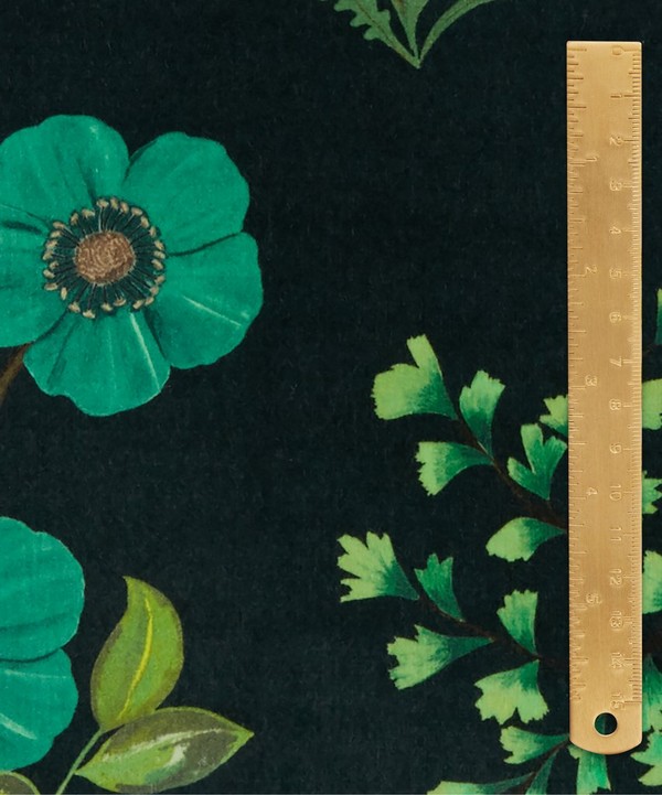 Liberty Interiors - Botanical Flora Wellington Velvet in Jade image number 4