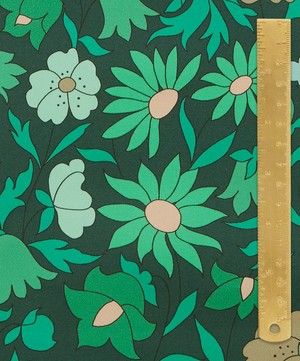 Liberty Interiors - Poppy Meadowfield Cotton Sateen in Jade image number 5