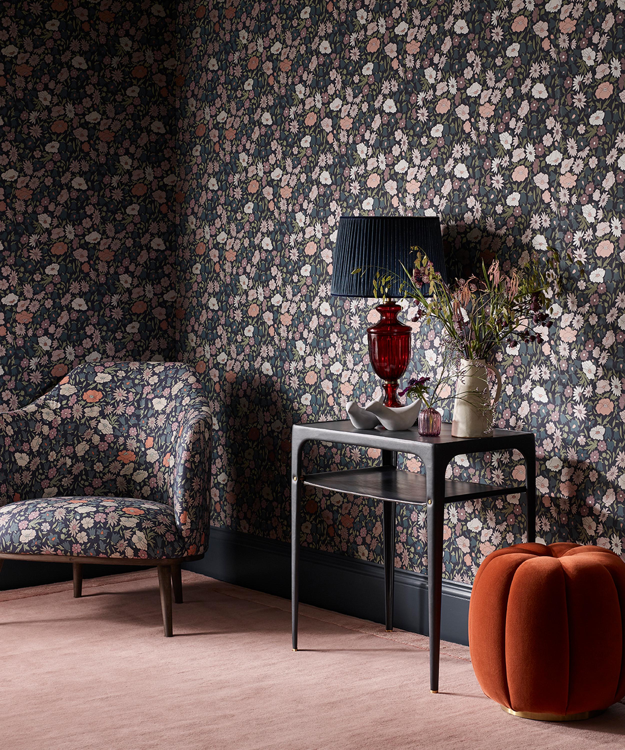 Liberty Interiors - Poppy Meadowfield Landsdowne Linen in Pewter image number 1