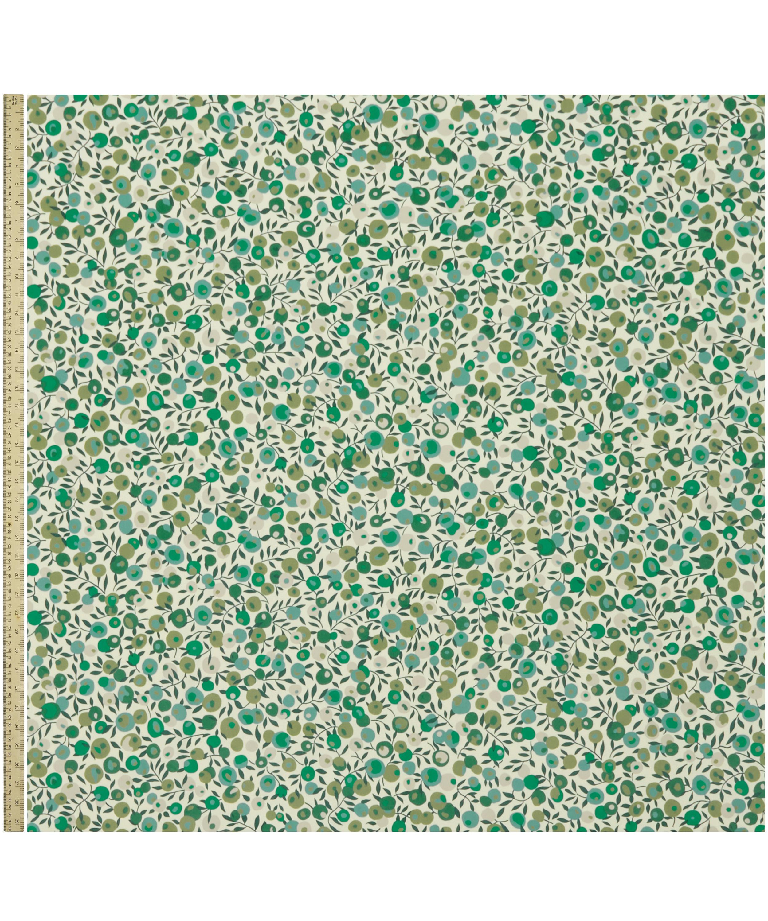 Liberty Interiors - Wiltshire Blossom Wellington Velvet in Jade image number 1