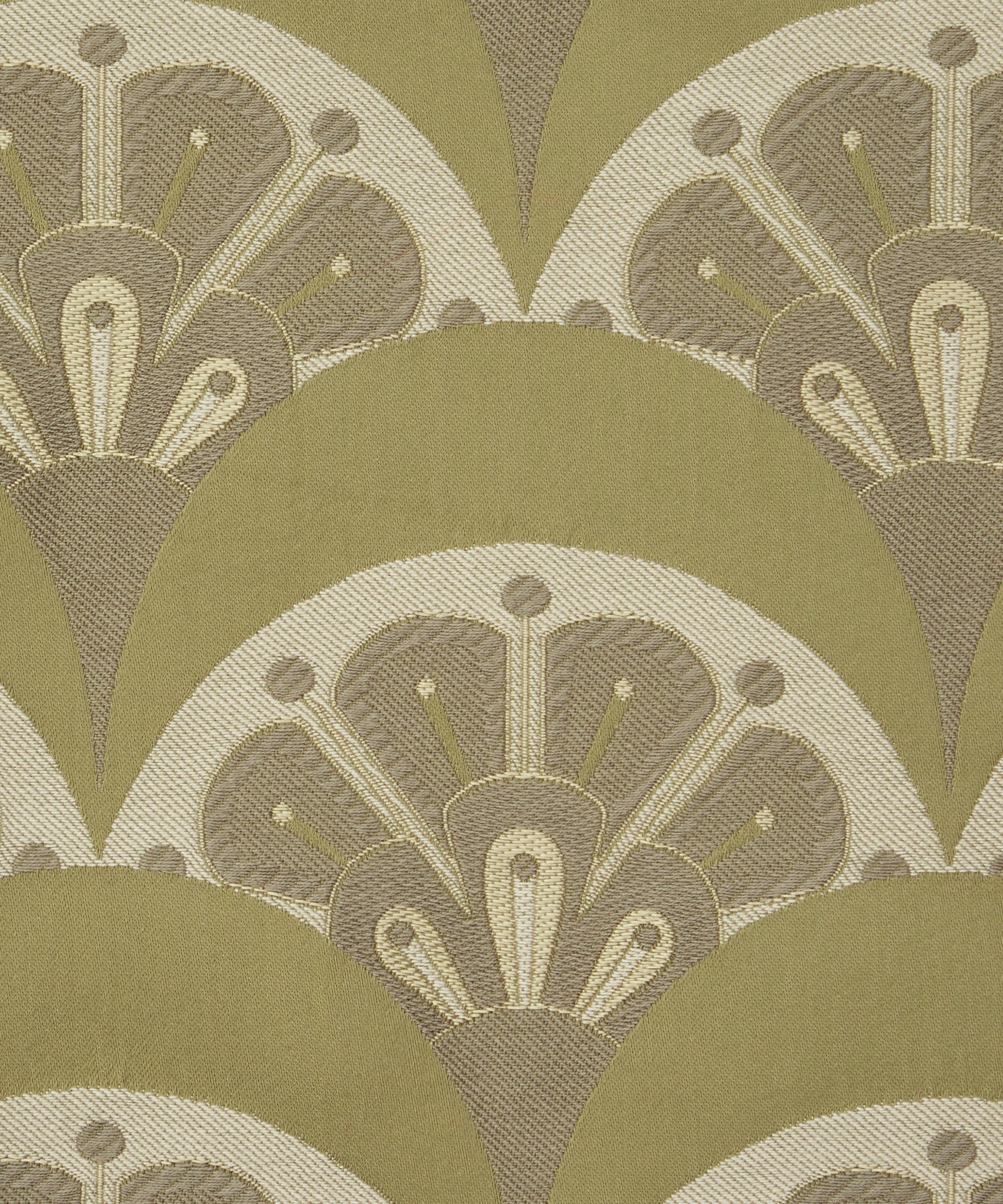 Liberty Interiors - Deco Scallop Multi Jacquard in Lichen image number 0